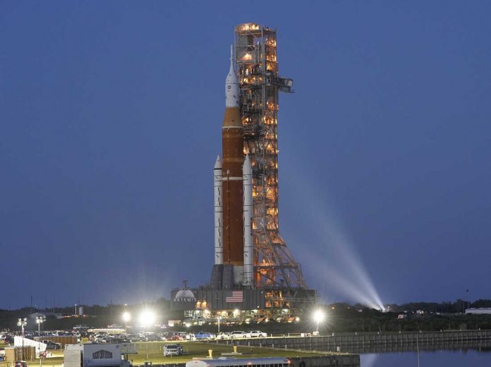 NASA Artemis Rocket Test
